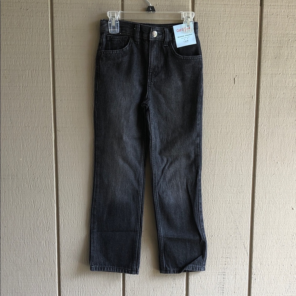 Cat & Jack Black Straight-Leg Kids' Jeans